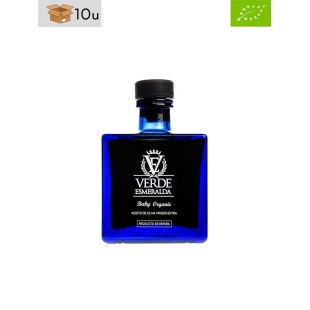 Picual Organic Extra Virgin Olive Oil Sapphire Blue. Pack 10 x 100 ml