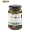 Aceituna Campo Real verde con hueso José Lou. Pack 12 x 355 g