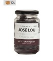 Aceituna Negra empeltre al natural José Lou. Pack 12 x 210 g