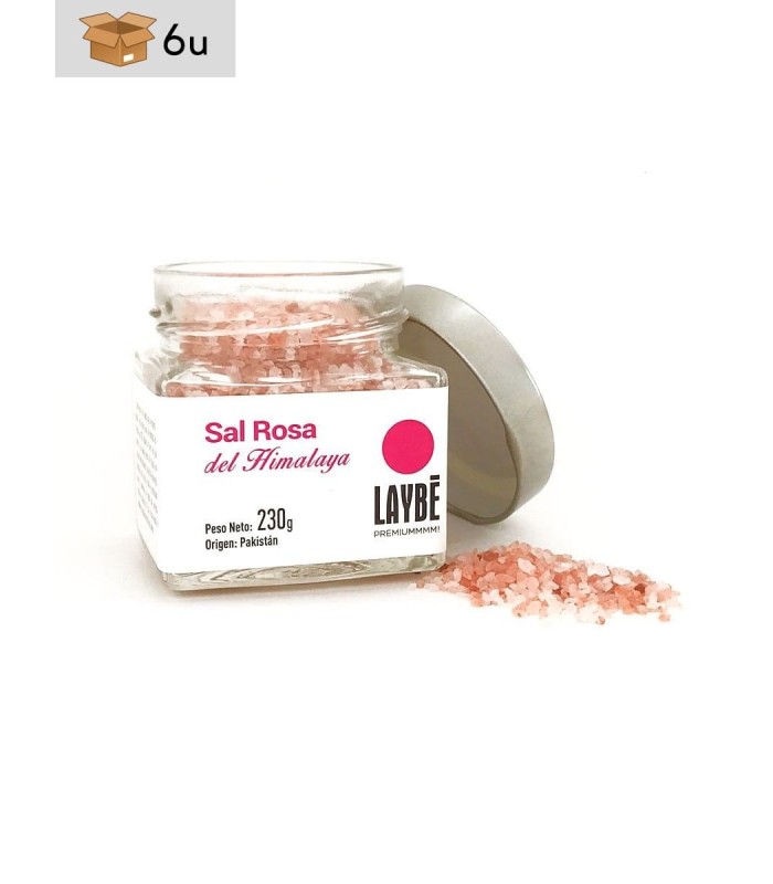 Sal Rosa del Himalaya. Pack 6 x 230 g