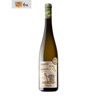Spanish White Guerrilla Riesling. Pack 6 x 75 cl