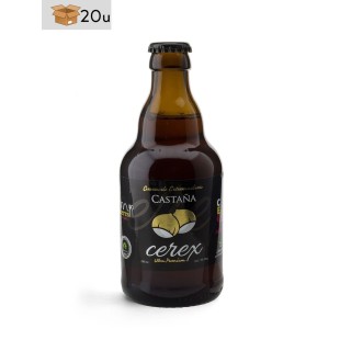 Cerex "Castaña" Artisanal Beer. Pack 20 x 33 cl