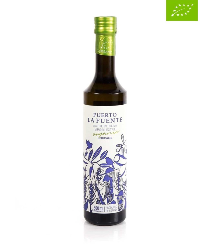Organic Coupage Extra Virgin Olive Oil  Puerto la Fuente 500 ml