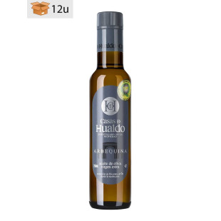 Arbequina Extra Virgin Olive Oil Hualdo. Pack 12 x 250 ml