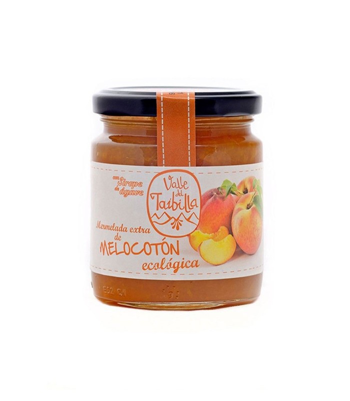 Peach Organic Jam with Agave Syrup 260g.