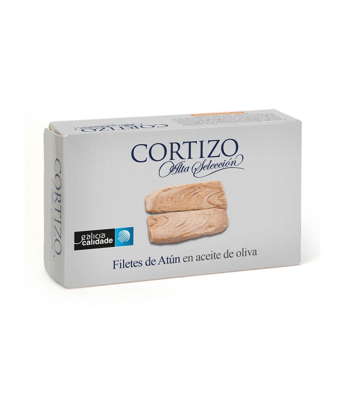 Filetes de Atún en Aceite de Oliva 120g Cortizo.
